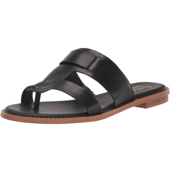 Franco Sarto Shoes - NEW Franco Sarto Black Leather Sandals
